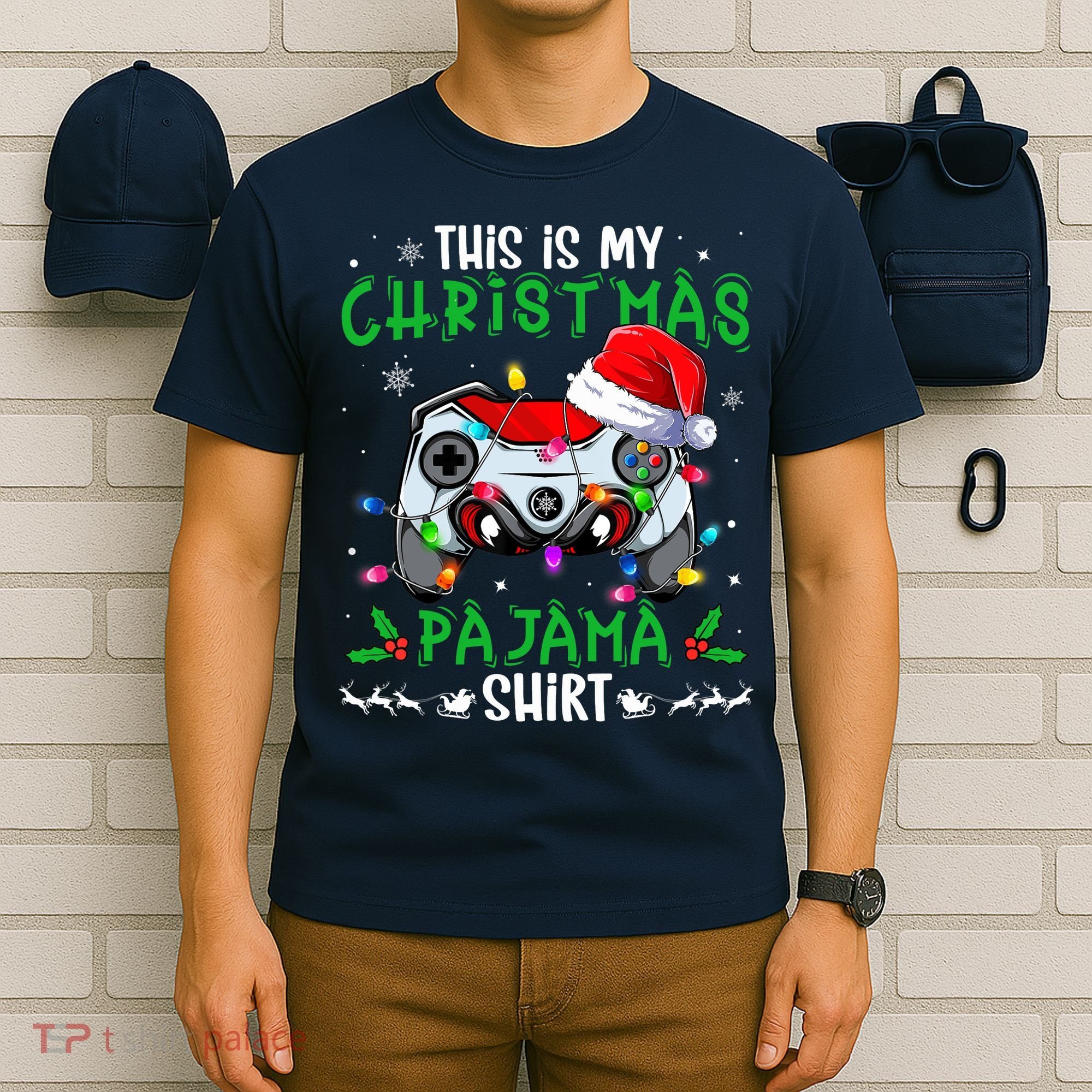 This Is My Christmas Pajama Video Game Gamer Boy Teens T-Shirt
