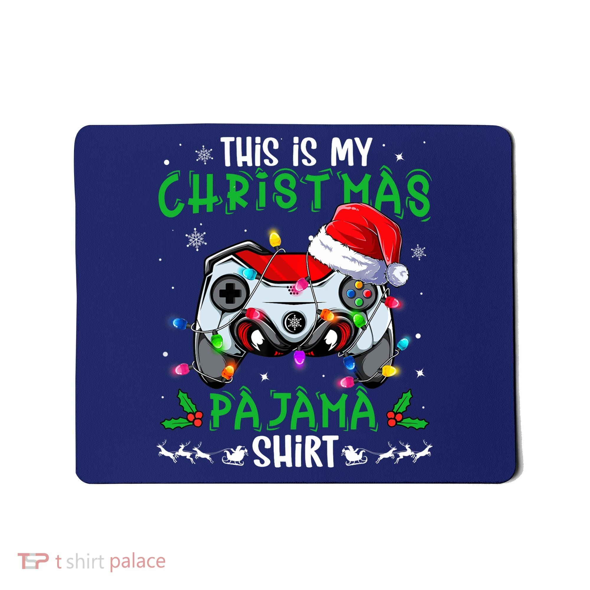 This Is My Christmas Pajama Video Game Gamer Boy Teens Mousepad