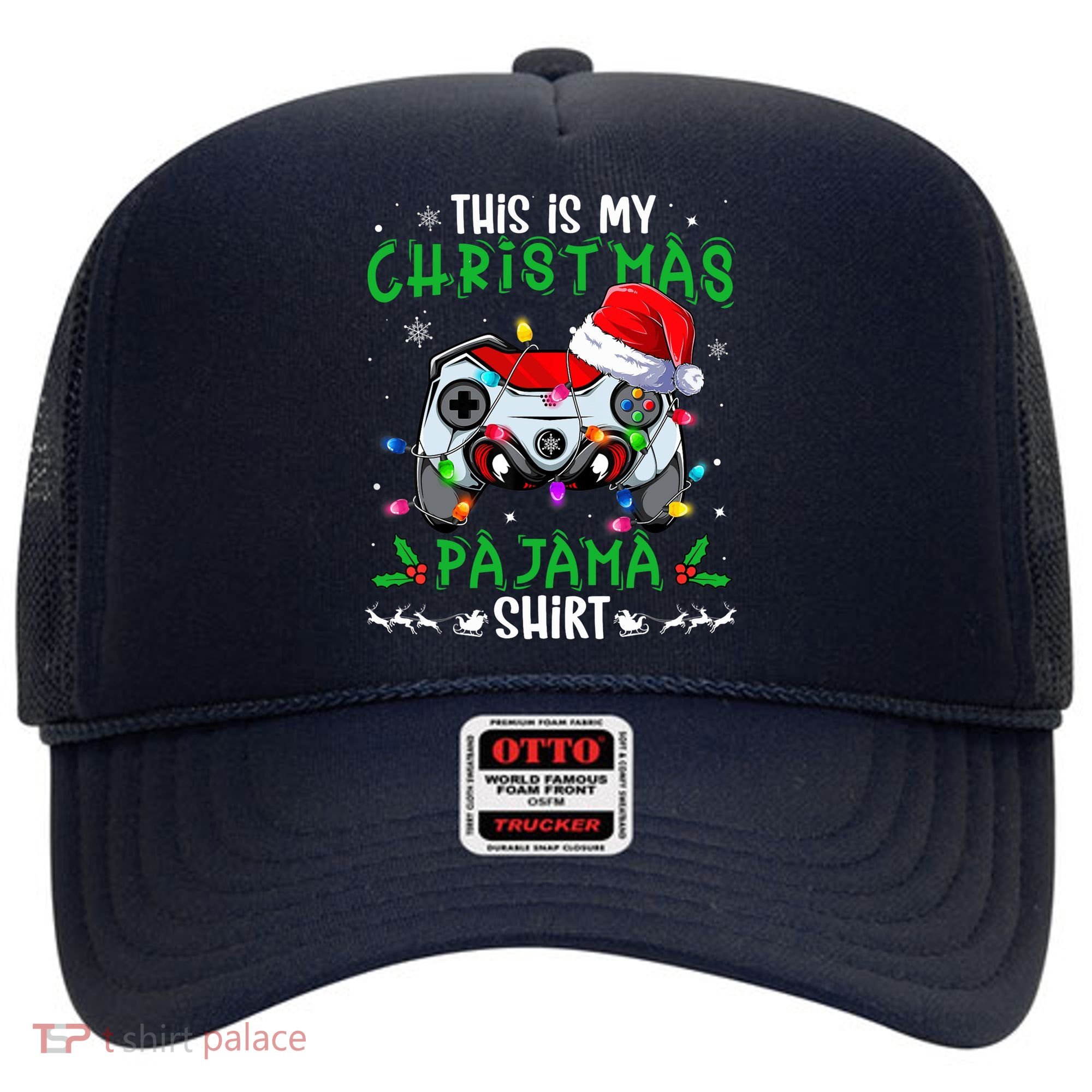 This Is My Christmas Pajama Video Game Gamer Boy Teens Hat