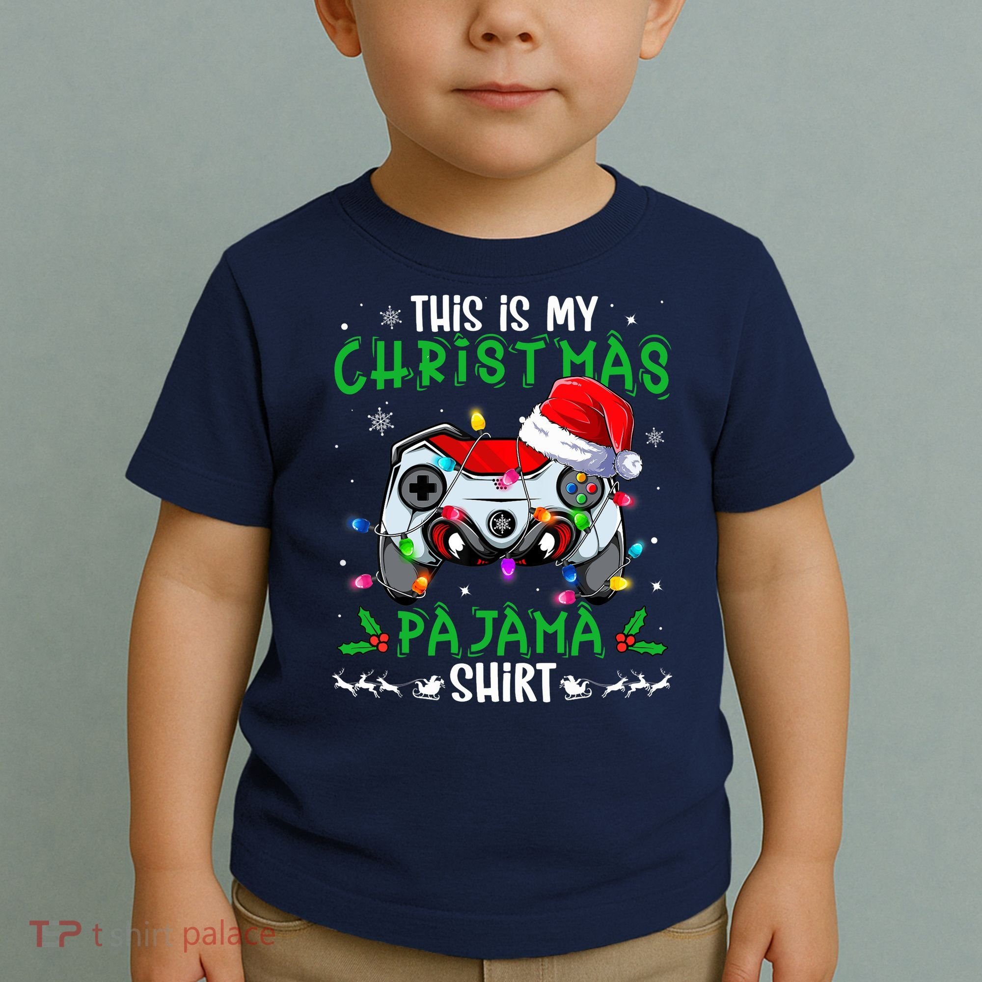 This Is My Christmas Pajama Video Game Gamer Boy Teens Toddler T-Shirt