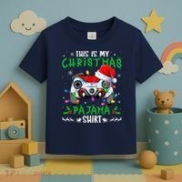 This Is My Christmas Pajama Video Game Gamer Boy Teens Toddler T-Shirt thumb 3