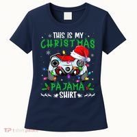 This Is My Christmas Pajama Video Game Gamer Boy Teens Women's T-Shirt thumb 0