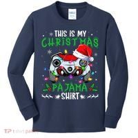 This Is My Christmas Pajama Video Game Gamer Boy Teens Kids Long Sleeve Shirt thumb 0