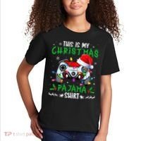 This Is My Christmas Pajama Video Game Gamer Boy Teens Kids T-Shirt thumb 2