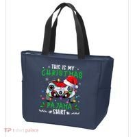 This Is My Christmas Pajama Video Game Gamer Boy Teens Tote Bag thumb 3