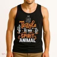 Tequila Is My Spirit Animal Tank Top thumb 3