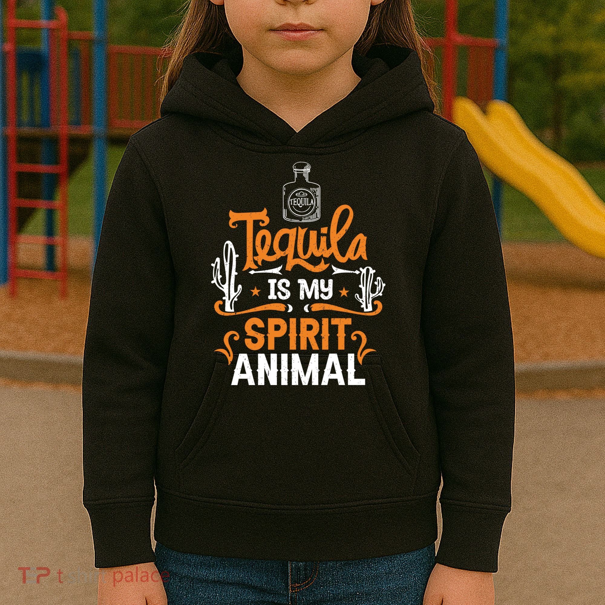 Tequila Is My Spirit Animal Kids Hoodie