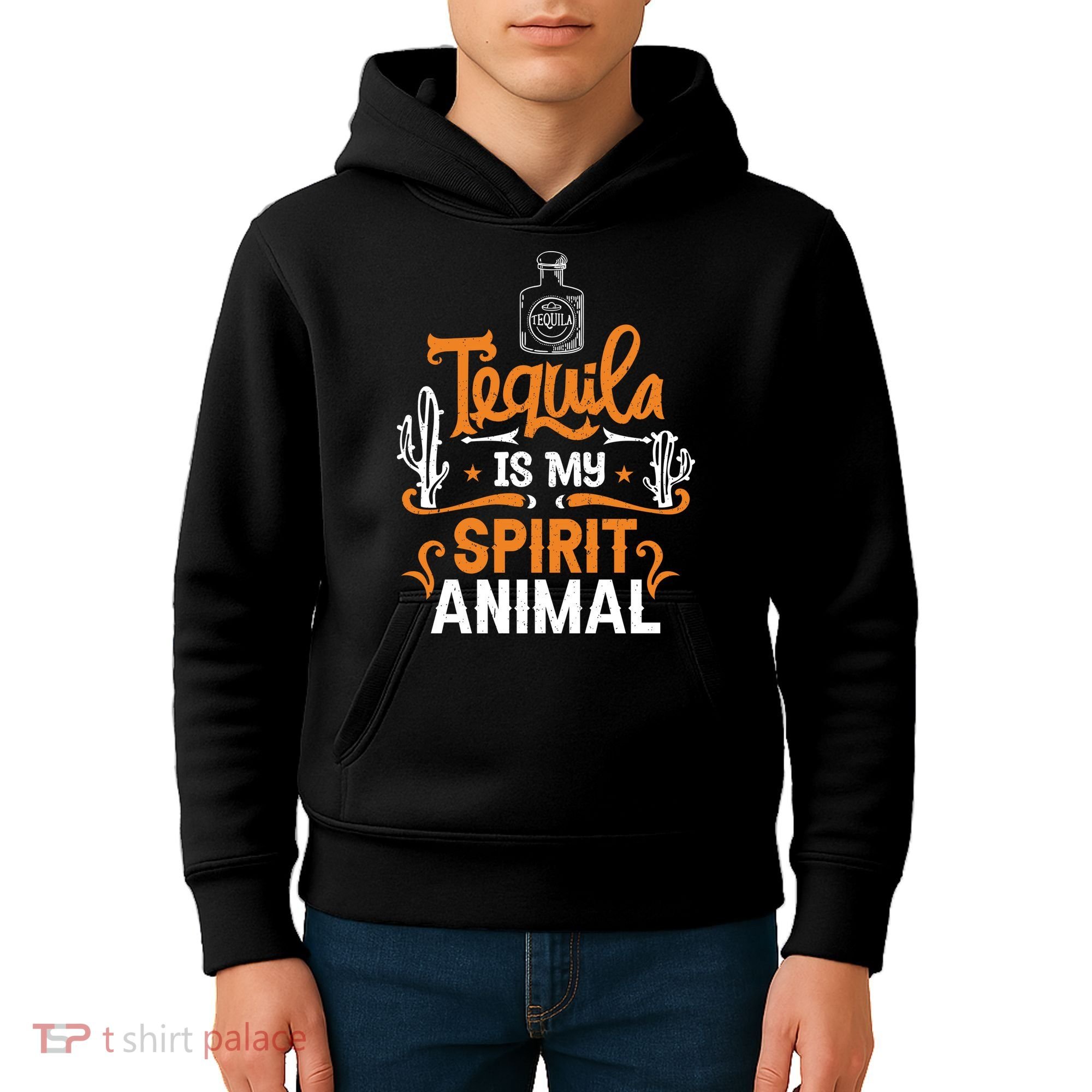 Tequila Is My Spirit Animal Kids Hoodie