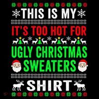 This Is My It's Too Hot For Ugly Christmas Sweater Coffee Mug thumb 5