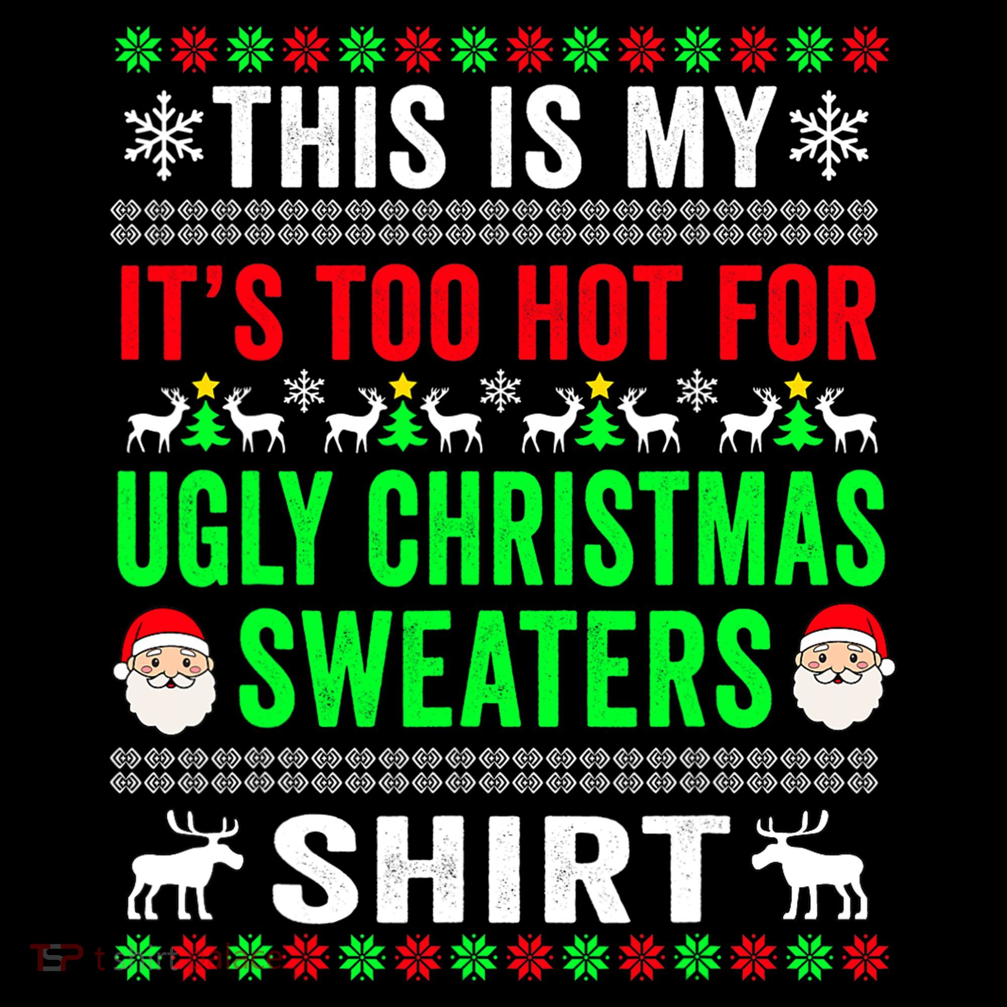 This Is My It's Too Hot For Ugly Christmas Sweater Coffee Mug