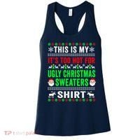 This Is My It's Too Hot For Ugly Christmas Sweater Women's Tank Top thumb 0