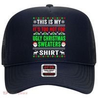 This Is My It's Too Hot For Ugly Christmas Sweater Hat thumb 0