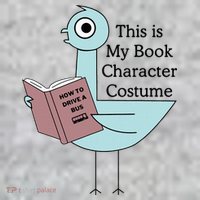 This Is My Book Character Costume Pigeon Reading Kids Sweatshirt thumb 2
