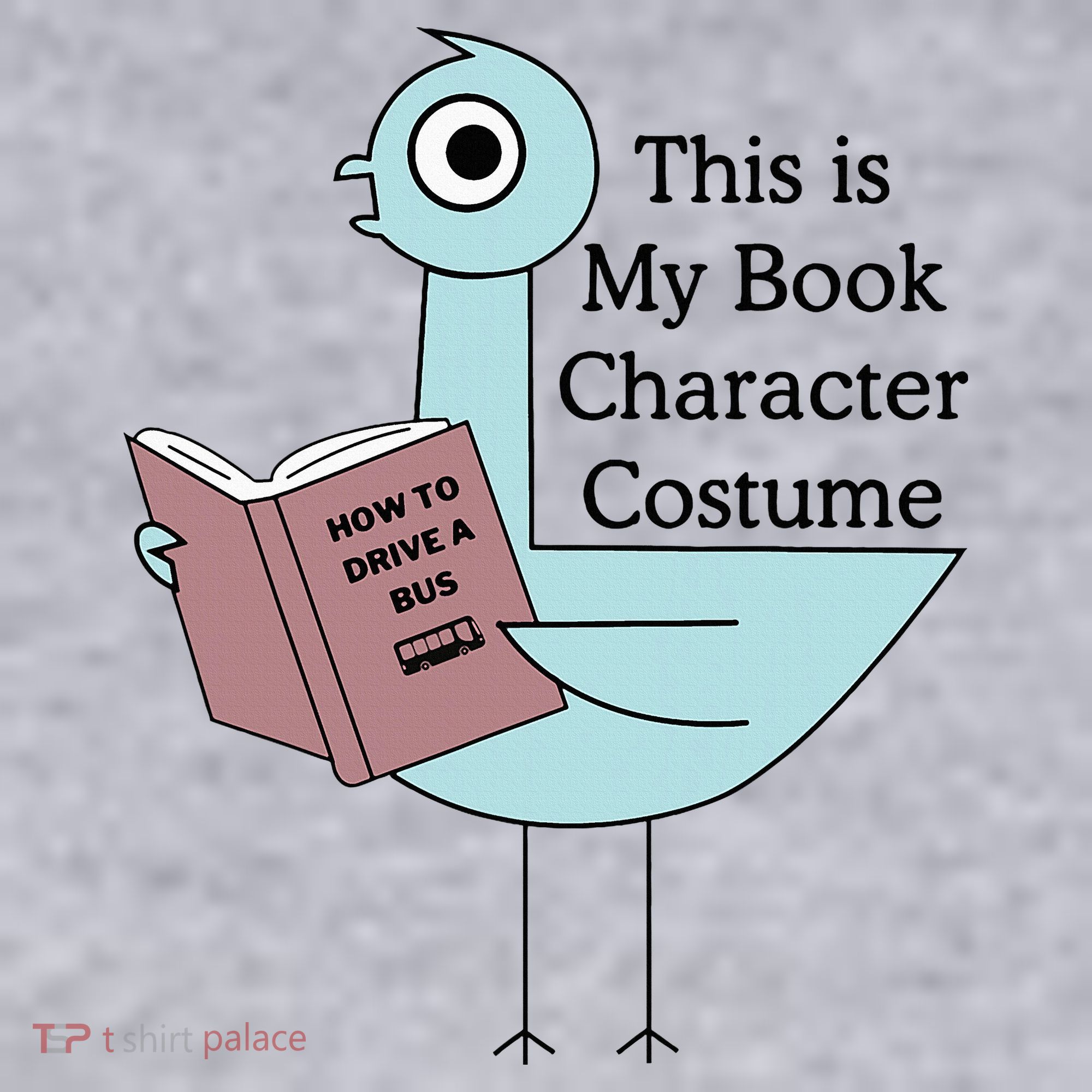 This Is My Book Character Costume Pigeon Reading Women's Sweatshirt