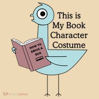 This Is My Book Character Costume Pigeon Reading Tote Bag thumb 4