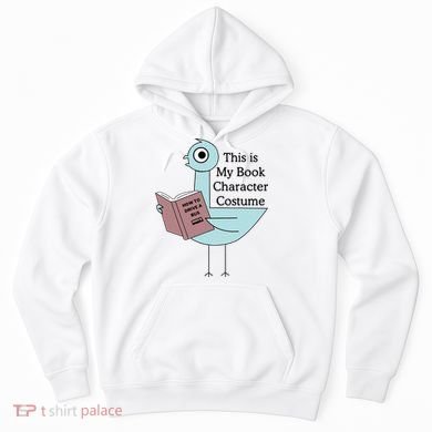 This Is My Book Character Costume Pigeon Reading Hoodie