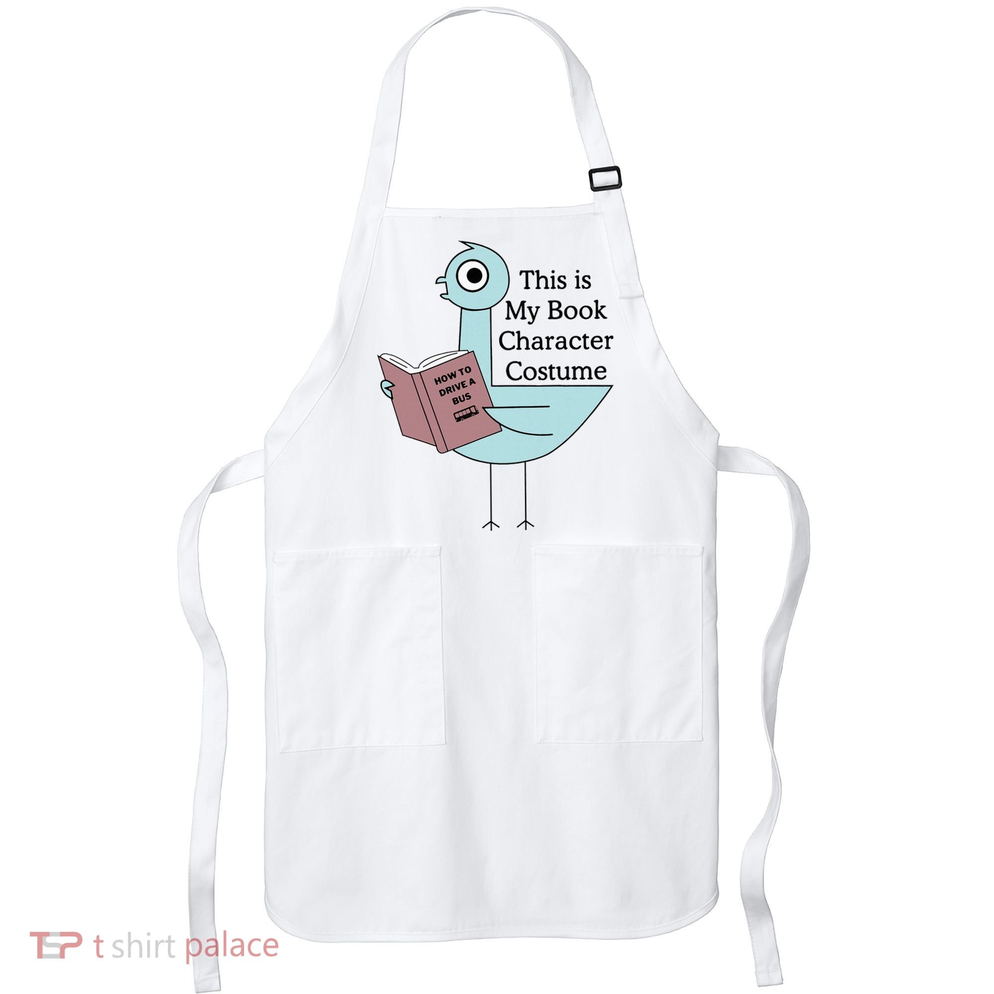 This Is My Book Character Costume Pigeon Reading Apron