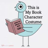 This Is My Book Character Costume Pigeon Reading Beanie thumb 2