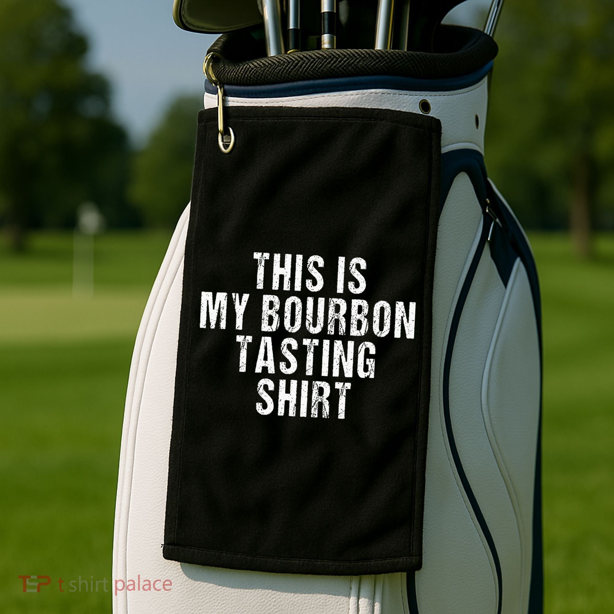 This Is My Bourbon Tasting Bourbon Lover Gift Golf Towel