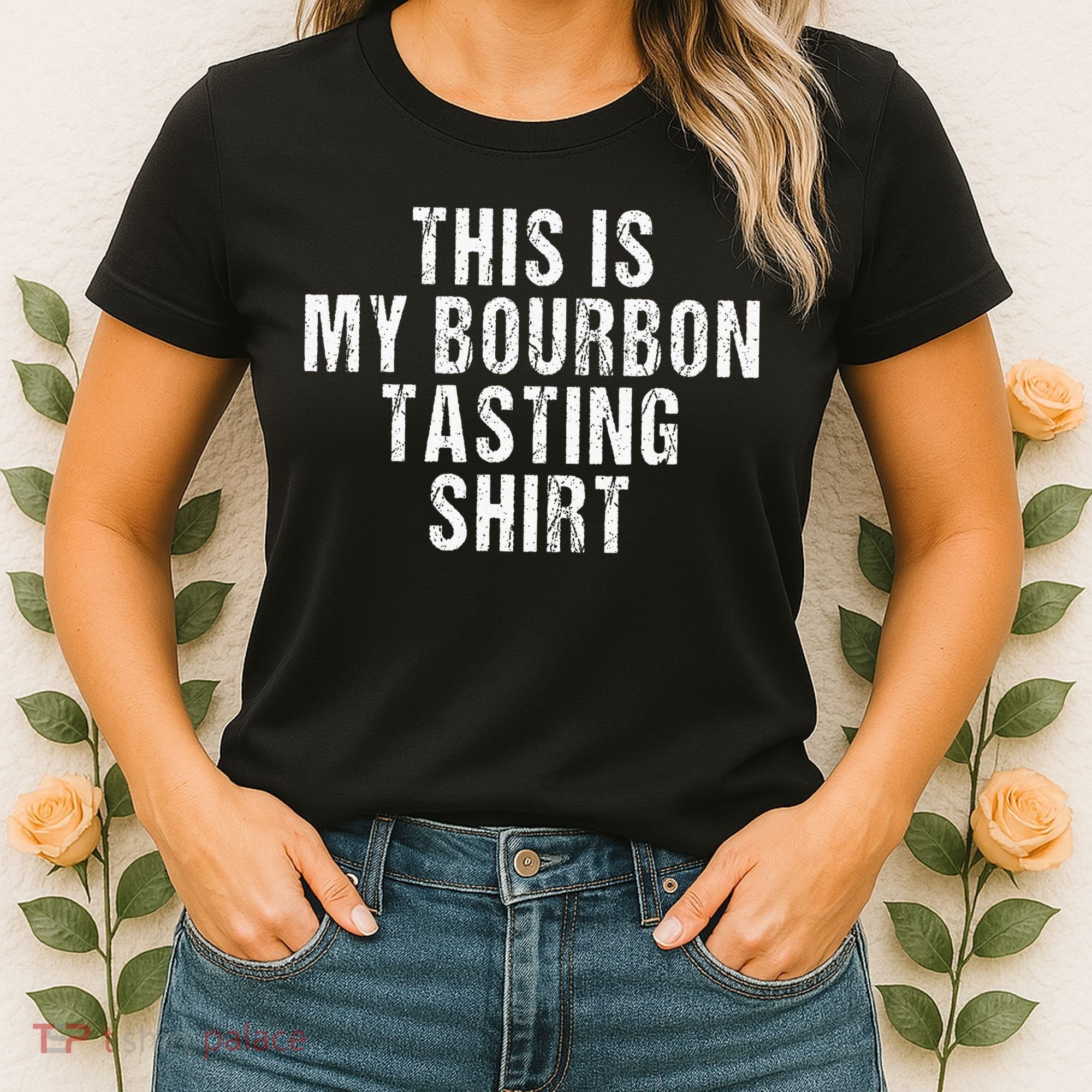 This Is My Bourbon Tasting Bourbon Lover Gift Women's T-Shirt