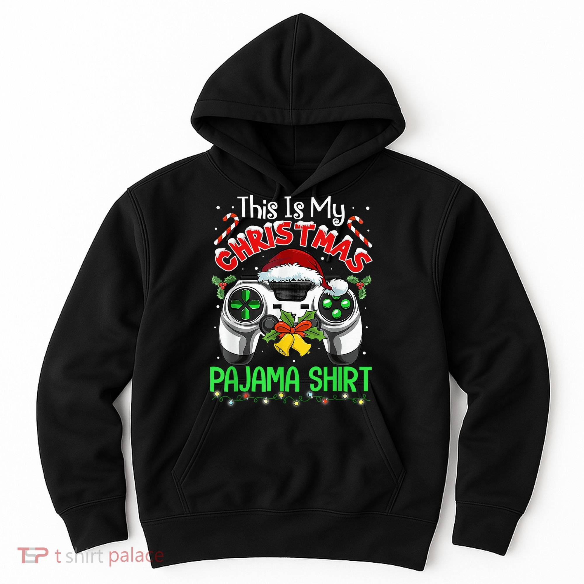 This Is My Christmas Pajama Gamer Video Game Boy Kid Hoodie