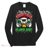 This Is My Christmas Pajama Gamer Video Game Boy Kid Long Sleeve Shirt thumb 0