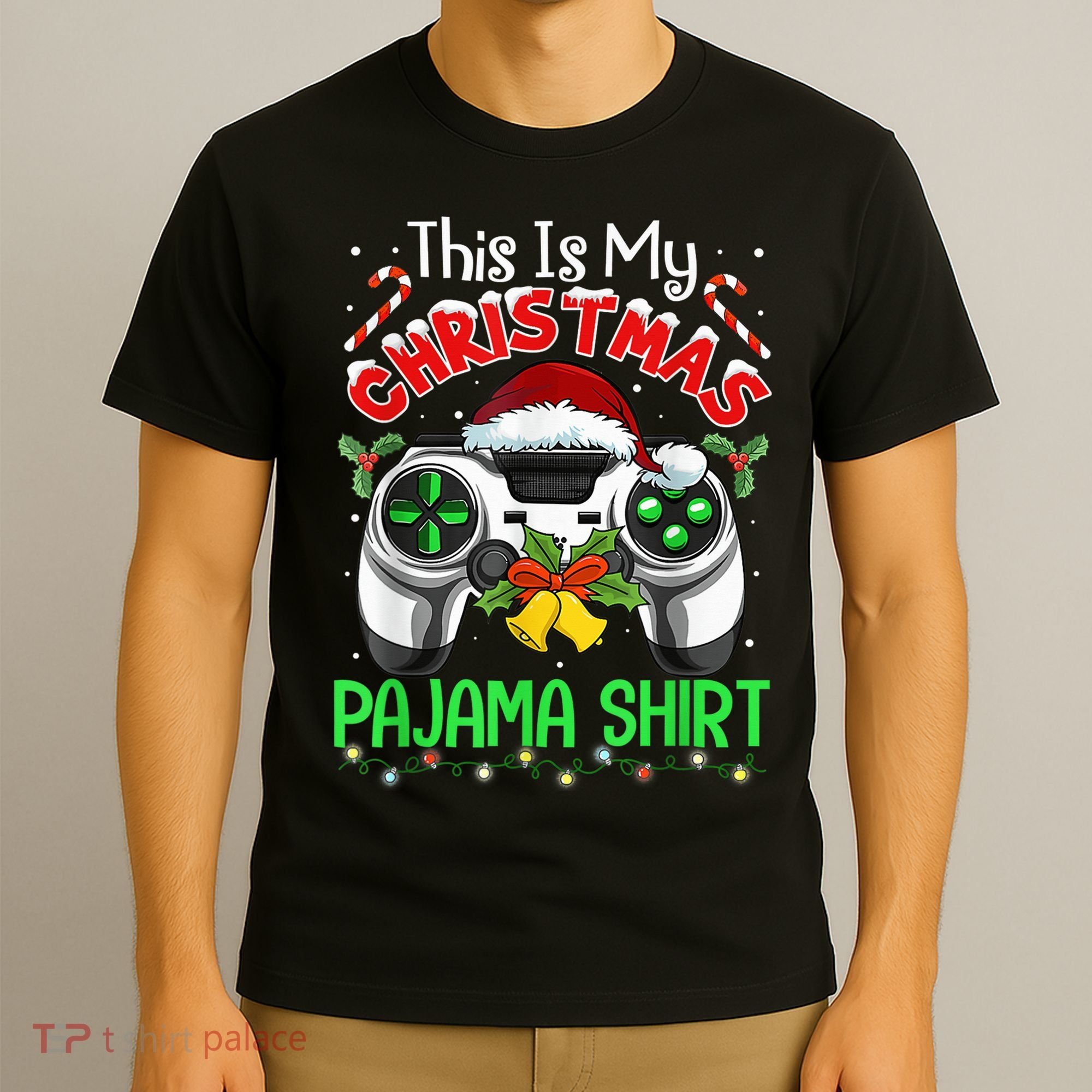 This Is My Christmas Pajama Gamer Video Game Boy Kid T-Shirt