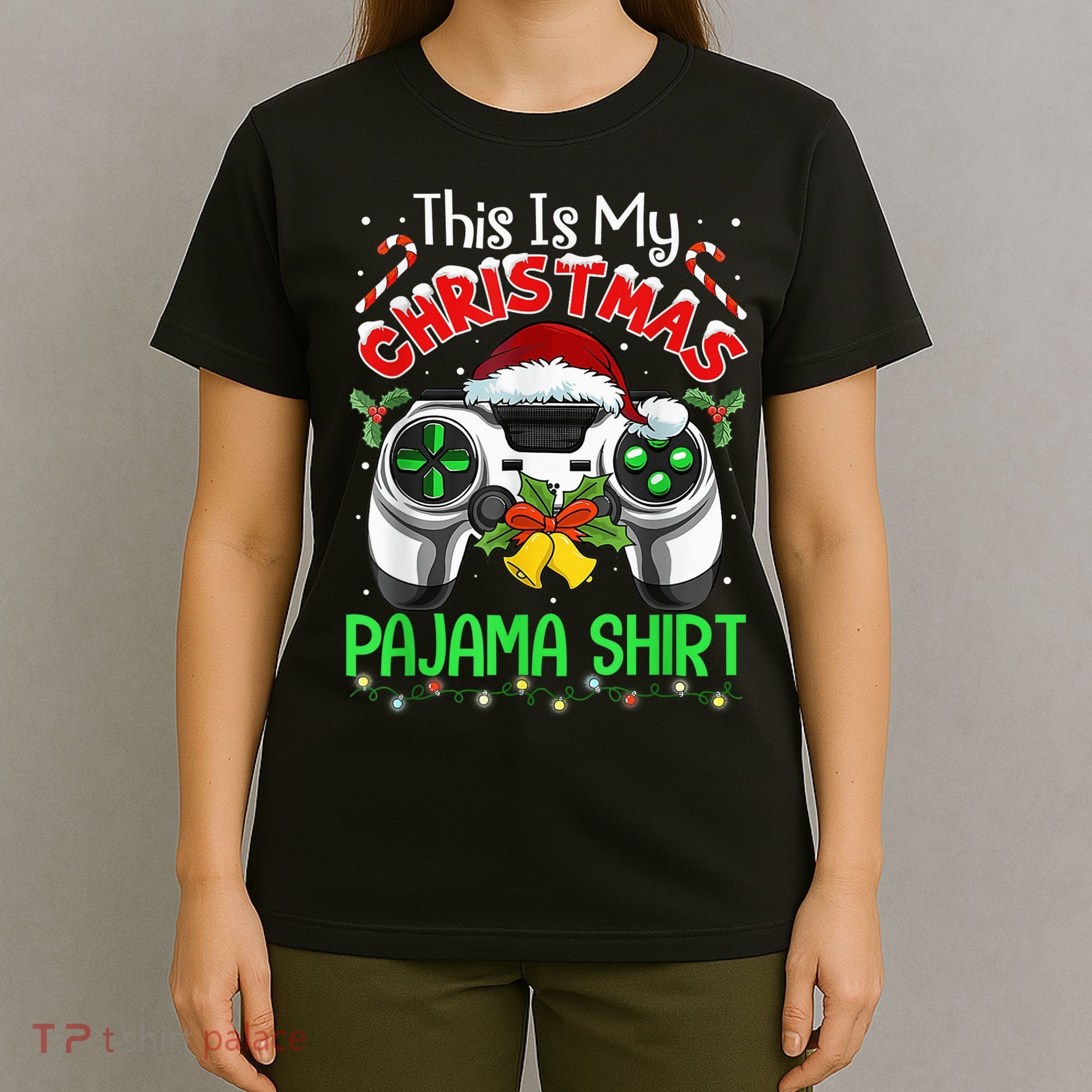 This Is My Christmas Pajama Gamer Video Game Boy Kid T-Shirt