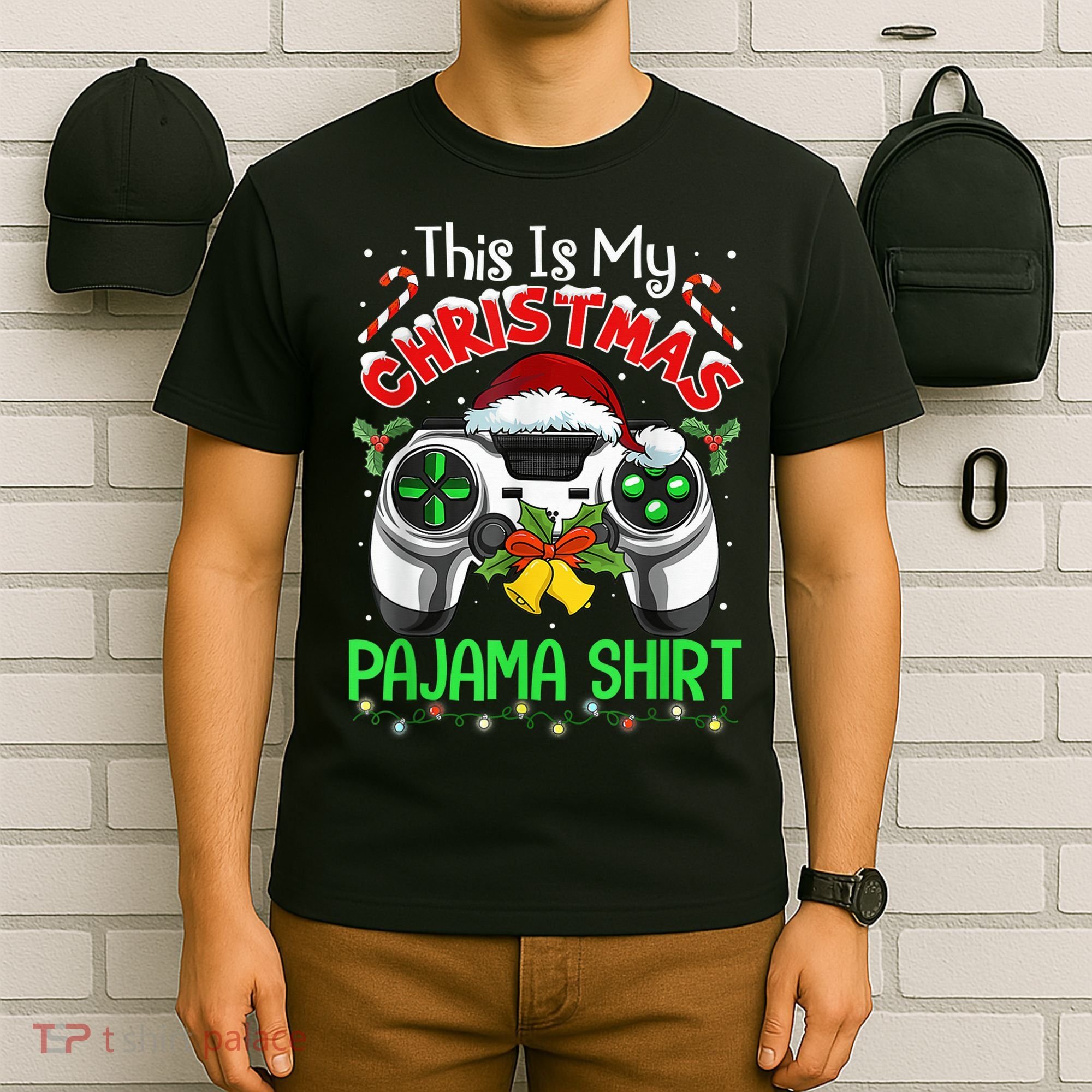 This Is My Christmas Pajama Gamer Video Game Boy Kid T-Shirt
