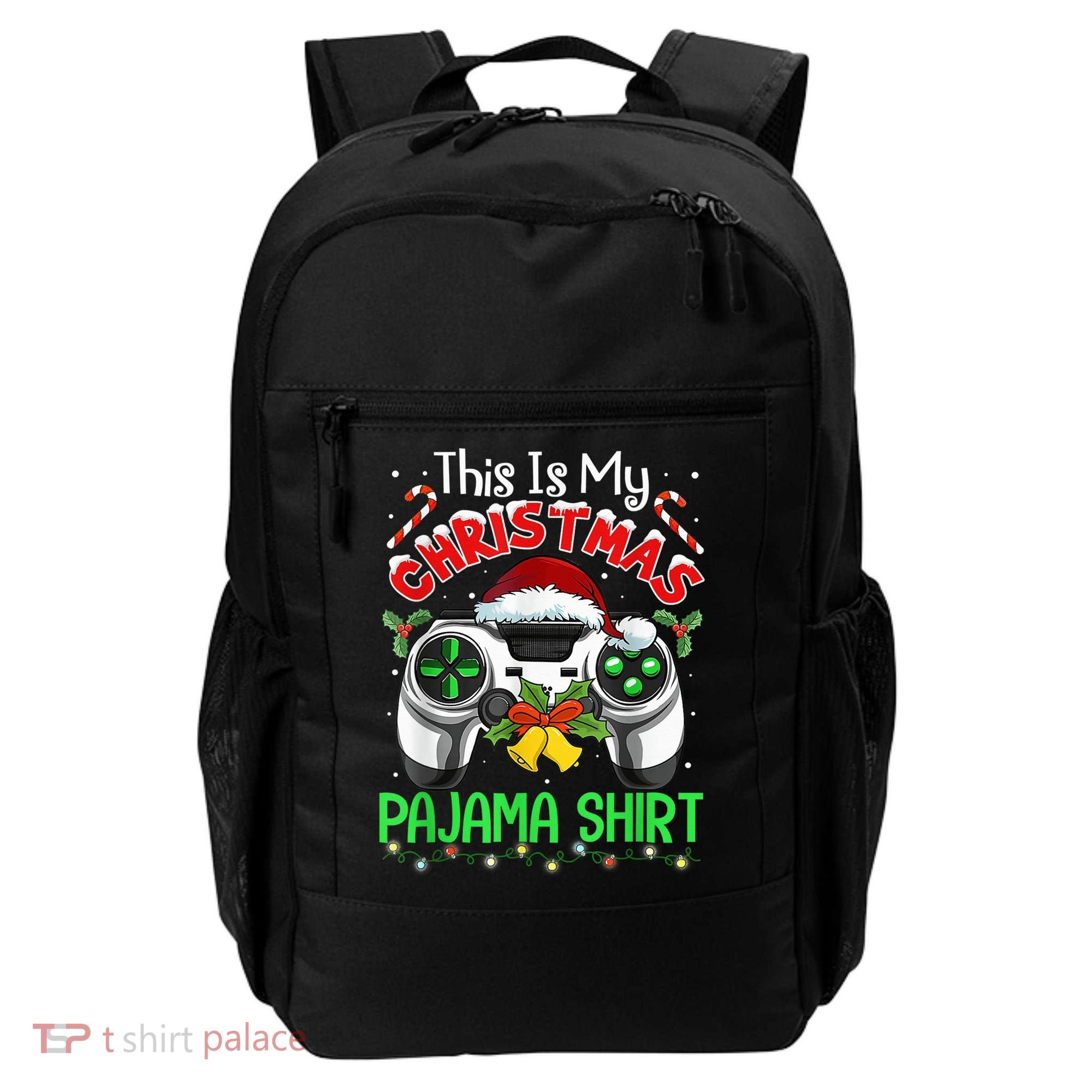 This Is My Christmas Pajama Gamer Video Game Boy Kid Backpack