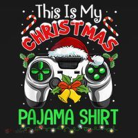 This Is My Christmas Pajama Gamer Video Game Boy Kid Women's Hoodie thumb 2