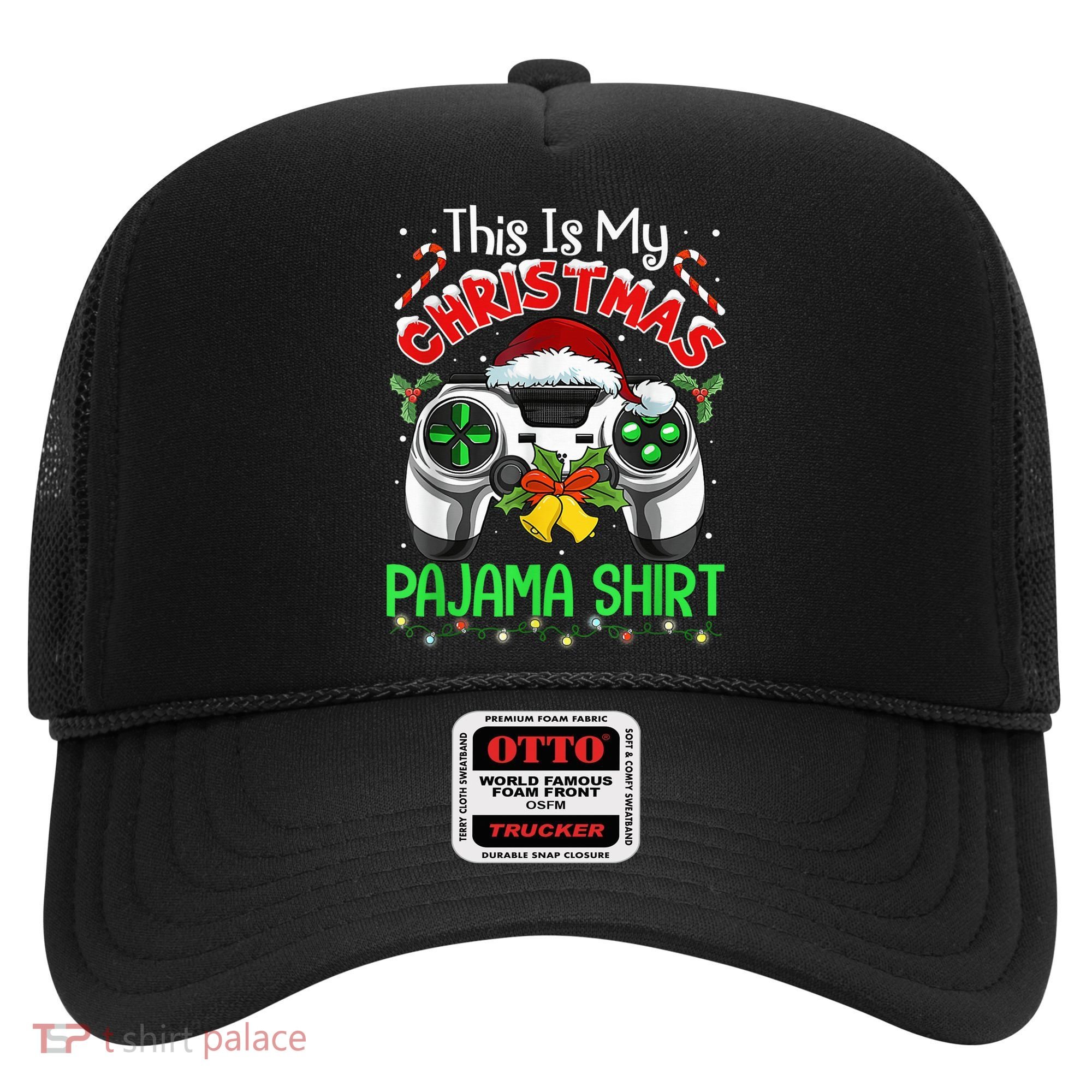 This Is My Christmas Pajama Gamer Video Game Boy Kid Hat
