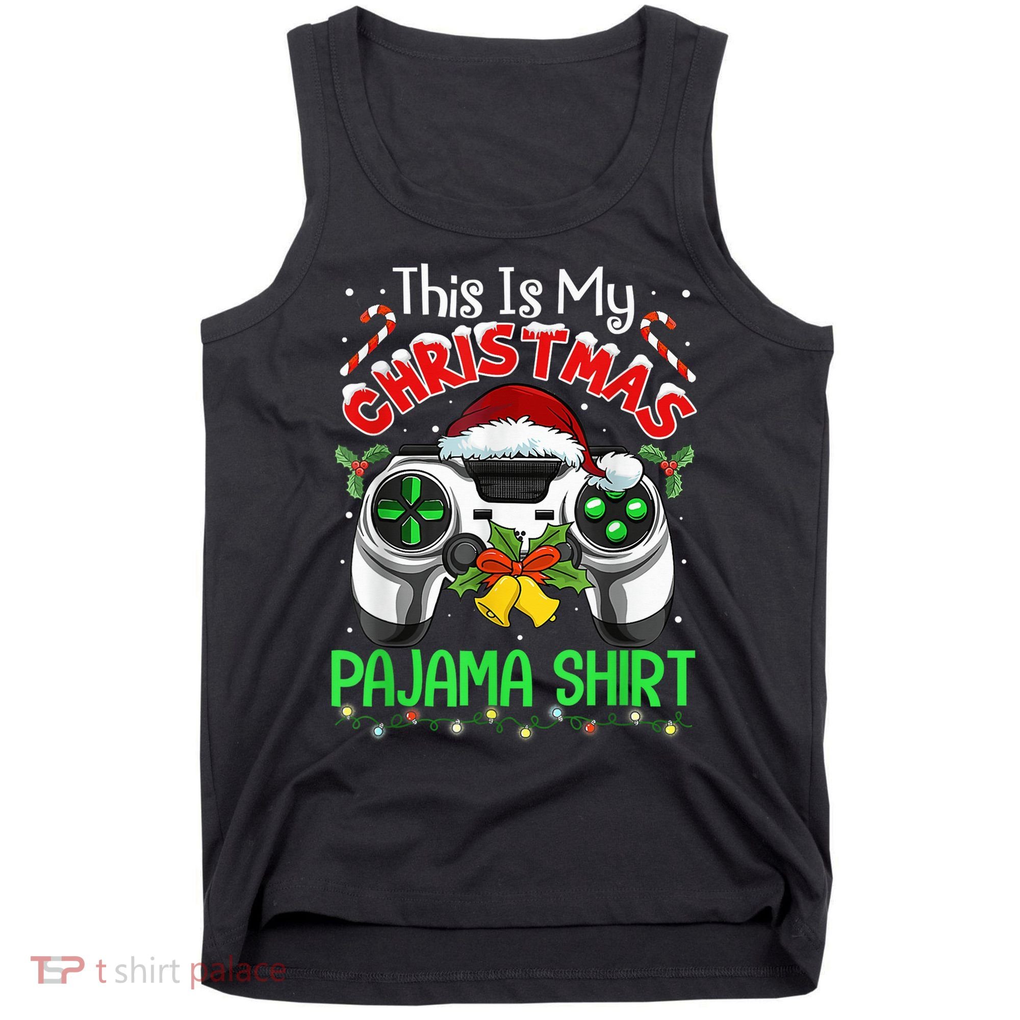 This Is My Christmas Pajama Gamer Video Game Boy Kid Tank Top