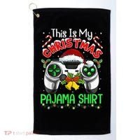 This Is My Christmas Pajama Gamer Video Game Boy Kid Golf Towel thumb 0