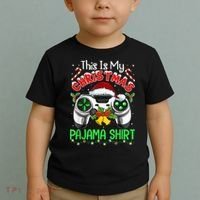This Is My Christmas Pajama Gamer Video Game Boy Kid Toddler T-Shirt thumb 2