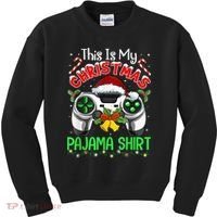 This Is My Christmas Pajama Gamer Video Game Boy Kid Kids Sweatshirt thumb 0