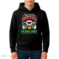 This Is My Christmas Pajama Gamer Video Game Boy Kid Kids Hoodie thumb 4