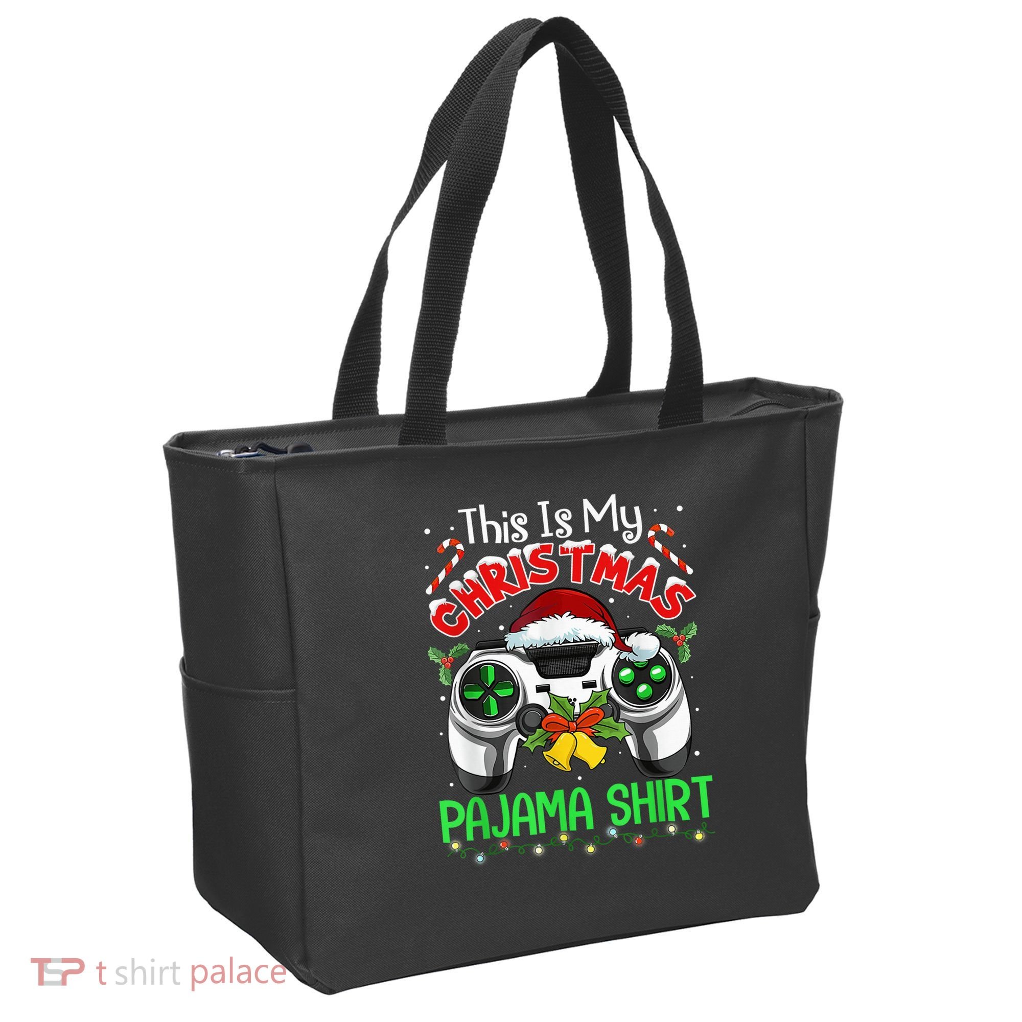 This Is My Christmas Pajama Gamer Video Game Boy Kid Tote Bag