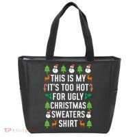 This Is My It's Too Hot For Ugly Christmas Sweaters Shirt Tote Bag thumb 0