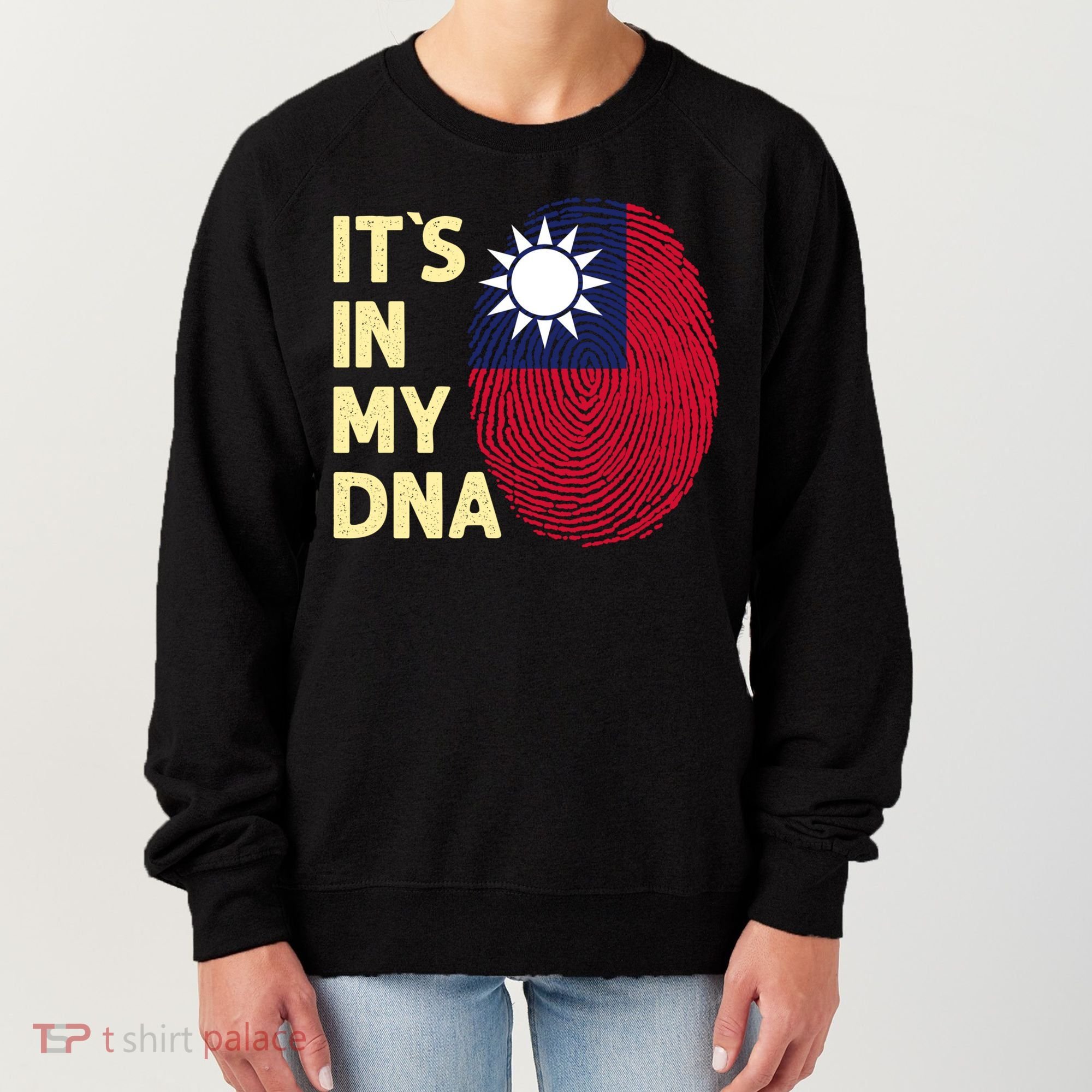 Taiwan In My Dna Taiwanese Flag Team Taiwan Gift Women's Sweatshirt