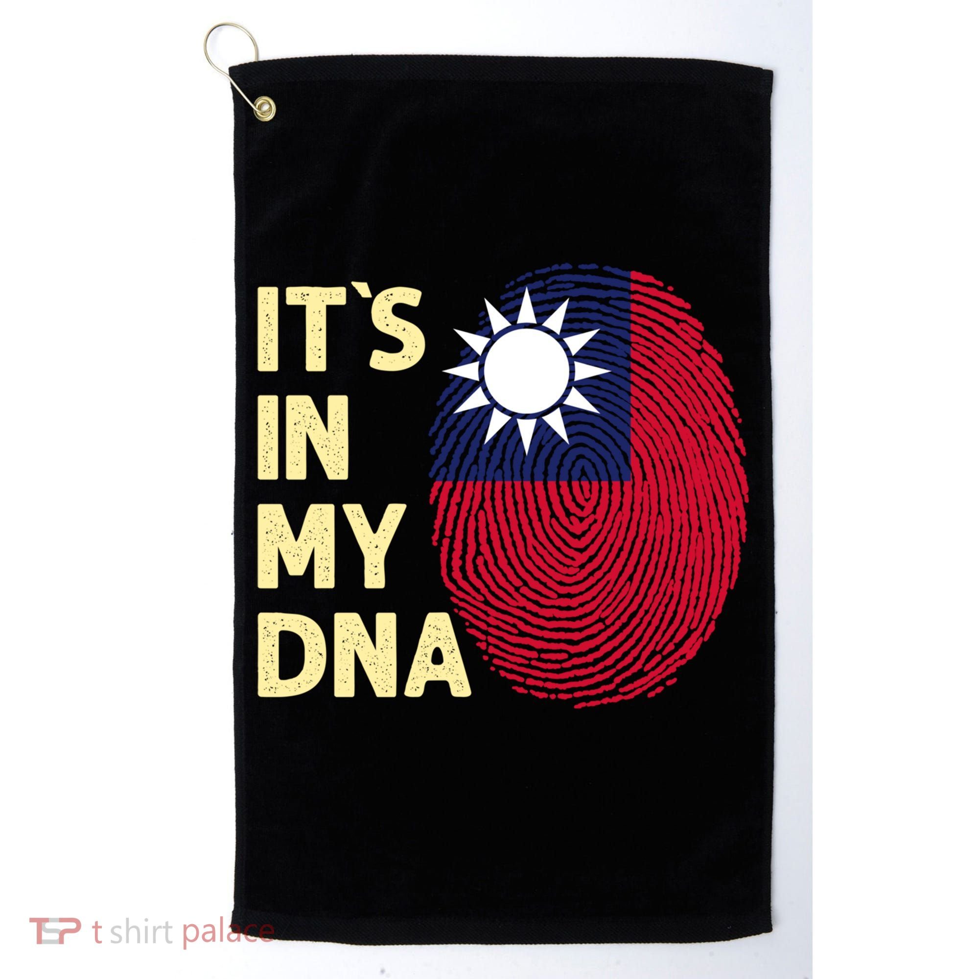 Taiwan In My Dna Taiwanese Flag Team Taiwan Gift Golf Towel