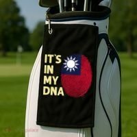 Taiwan In My Dna Taiwanese Flag Team Taiwan Gift Golf Towel thumb 2