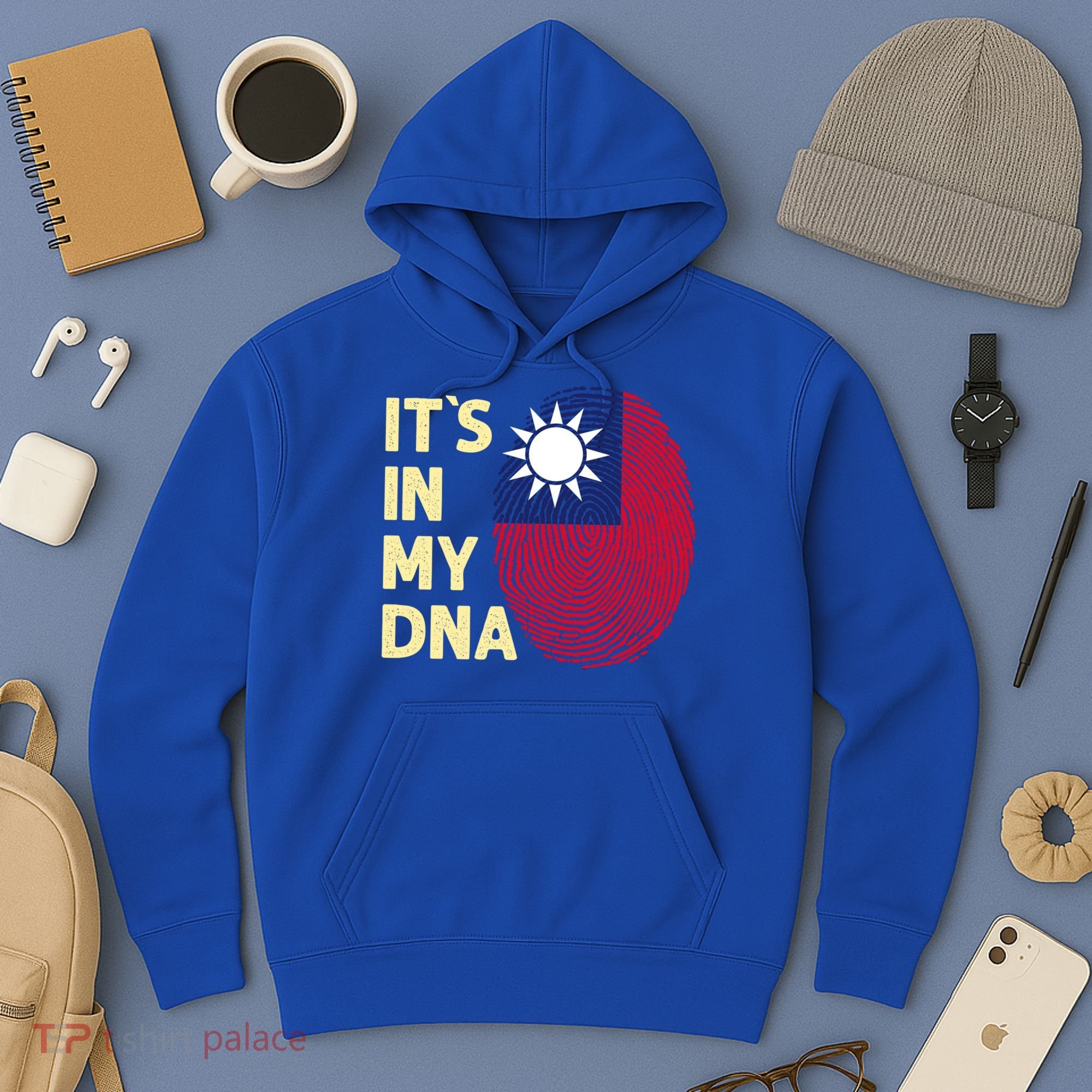 Taiwan In My Dna Taiwanese Flag Team Taiwan Gift Hoodie