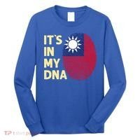Taiwan In My Dna Taiwanese Flag Team Taiwan Gift Long Sleeve Shirt thumb 0
