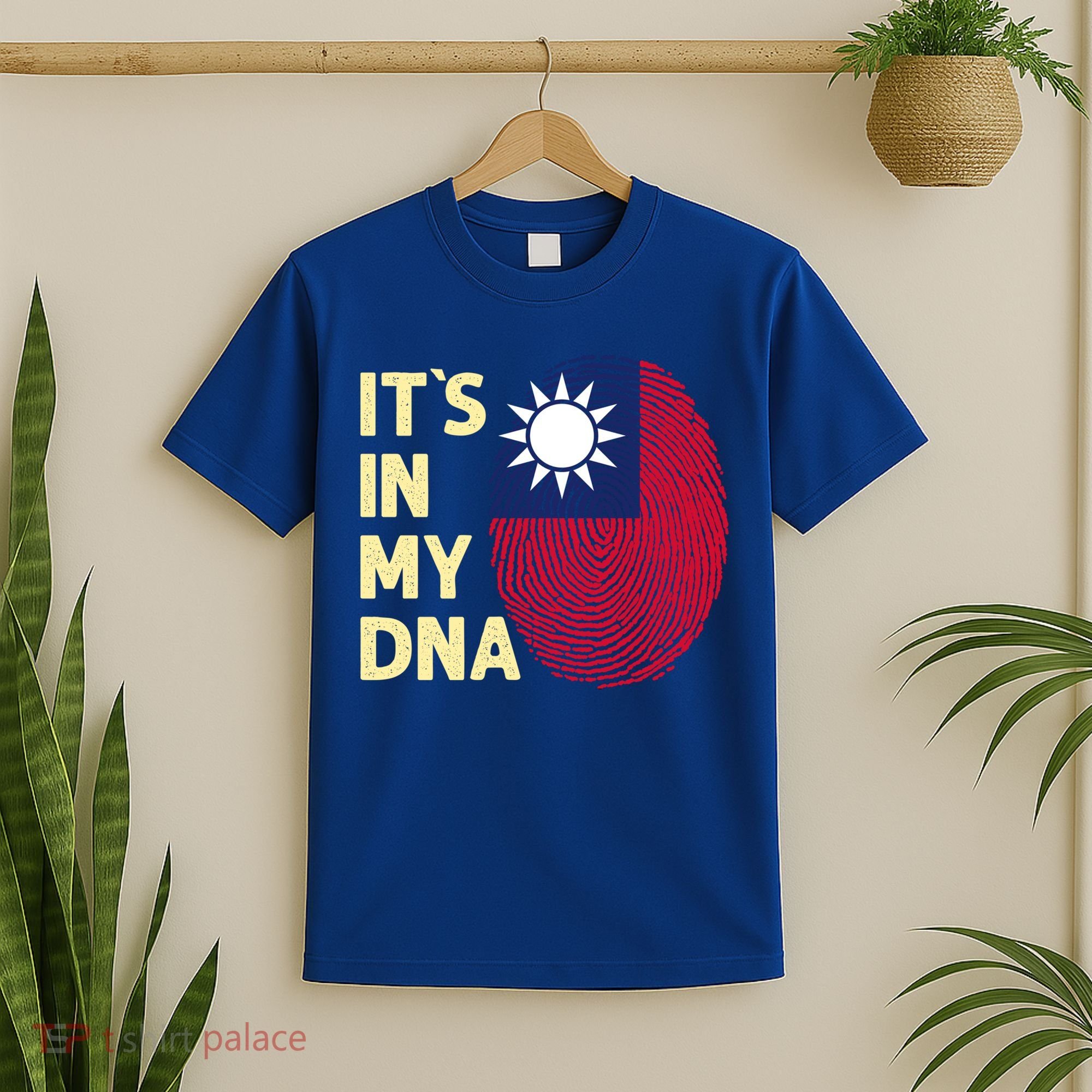 Taiwan In My Dna Taiwanese Flag Team Taiwan Gift T-Shirt