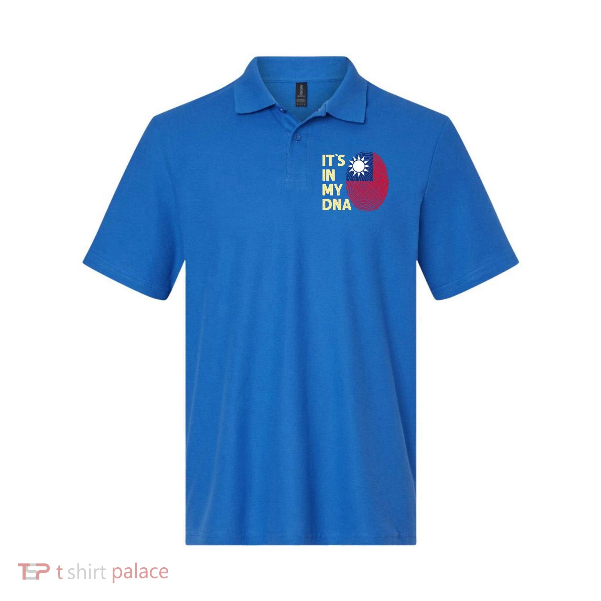 Taiwan In My Dna Taiwanese Flag Team Taiwan Gift Polo
