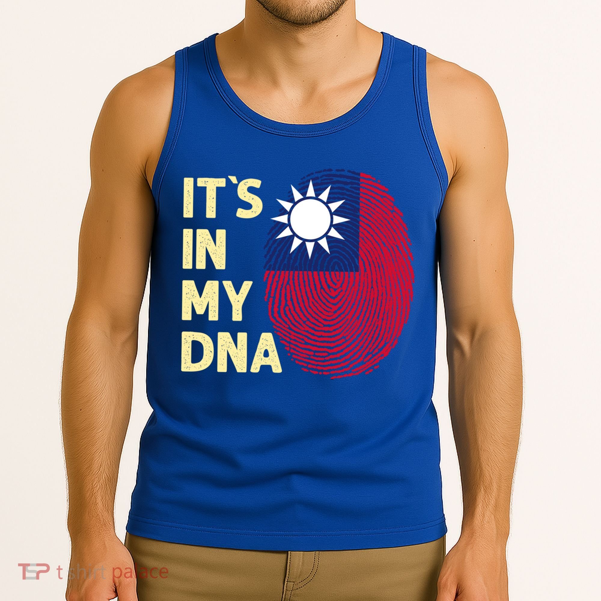 Taiwan In My Dna Taiwanese Flag Team Taiwan Gift Tank Top
