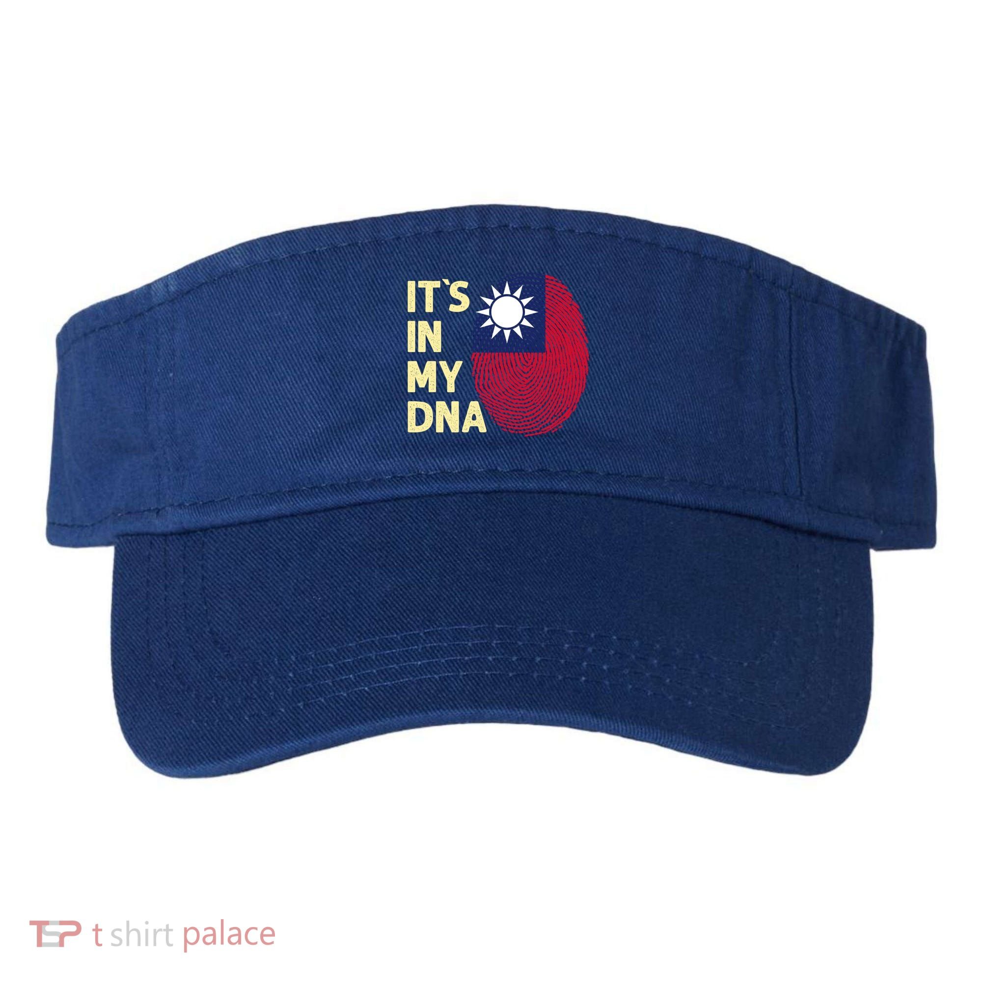 Taiwan In My Dna Taiwanese Flag Team Taiwan Gift Visor