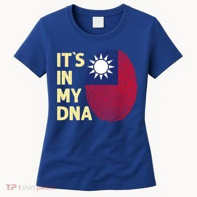 Taiwan In My Dna Taiwanese Flag Team Taiwan Gift Women's T-Shirt