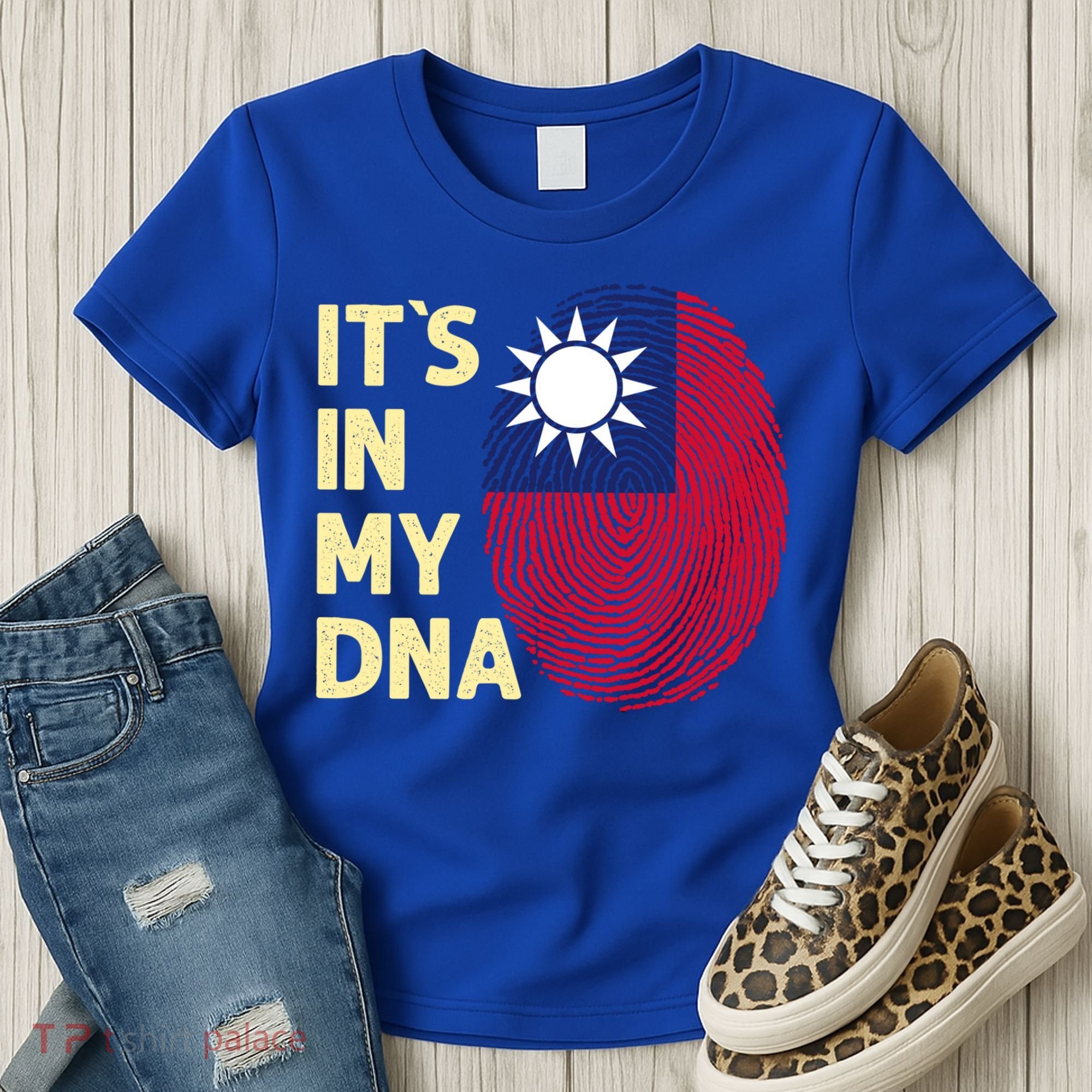 Taiwan In My Dna Taiwanese Flag Team Taiwan Gift Women's T-Shirt
